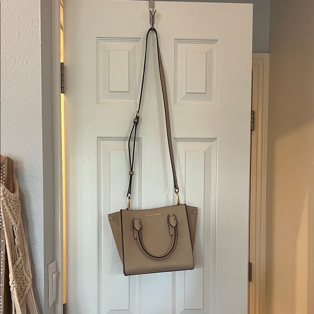 Michael Kors Beige Satchel Bag